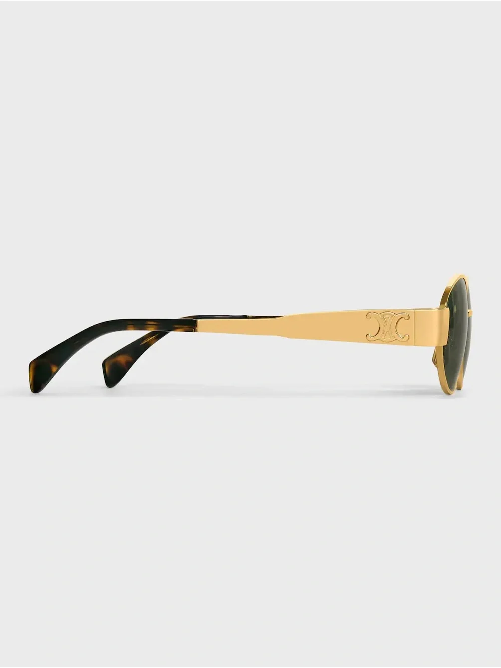 CELINE TRIOMPHE METAL 01 SUNGLASSES IN GOLD